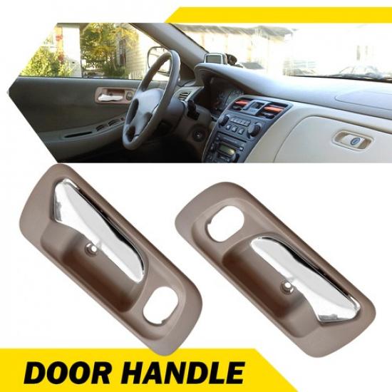 2X For Handle Door 1999-2002 Odyssey Cargo Front Honda Left+Right Beige ide