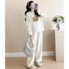 Maternity 2025 Spring/Autumn Outdoor Fashion Dark Grey Sweatshirt & Trousers Set