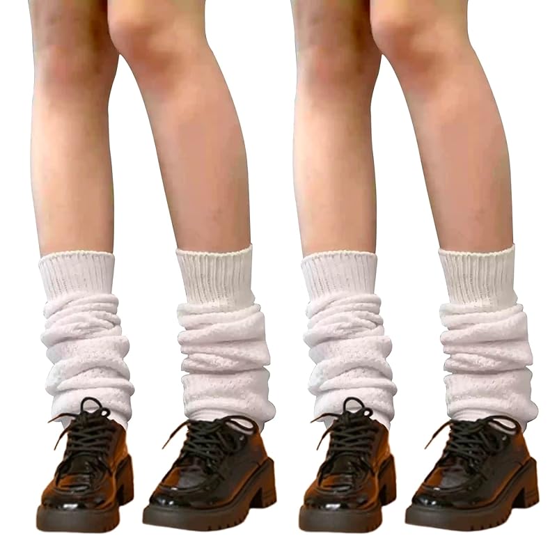 

[MOOKISOO] loose socks 60cm cute plain white high school student junior high school student costume disguise costume school socks cosplay girl socks