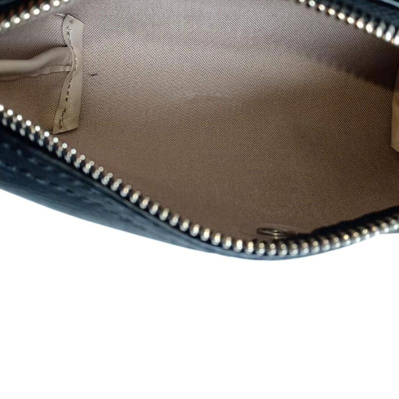Longchamp Le Pliage City 17 solid color embossed logo eco-friendly zipper short handle coated canvas dumpling bag handbag women's black 34175HYQ001