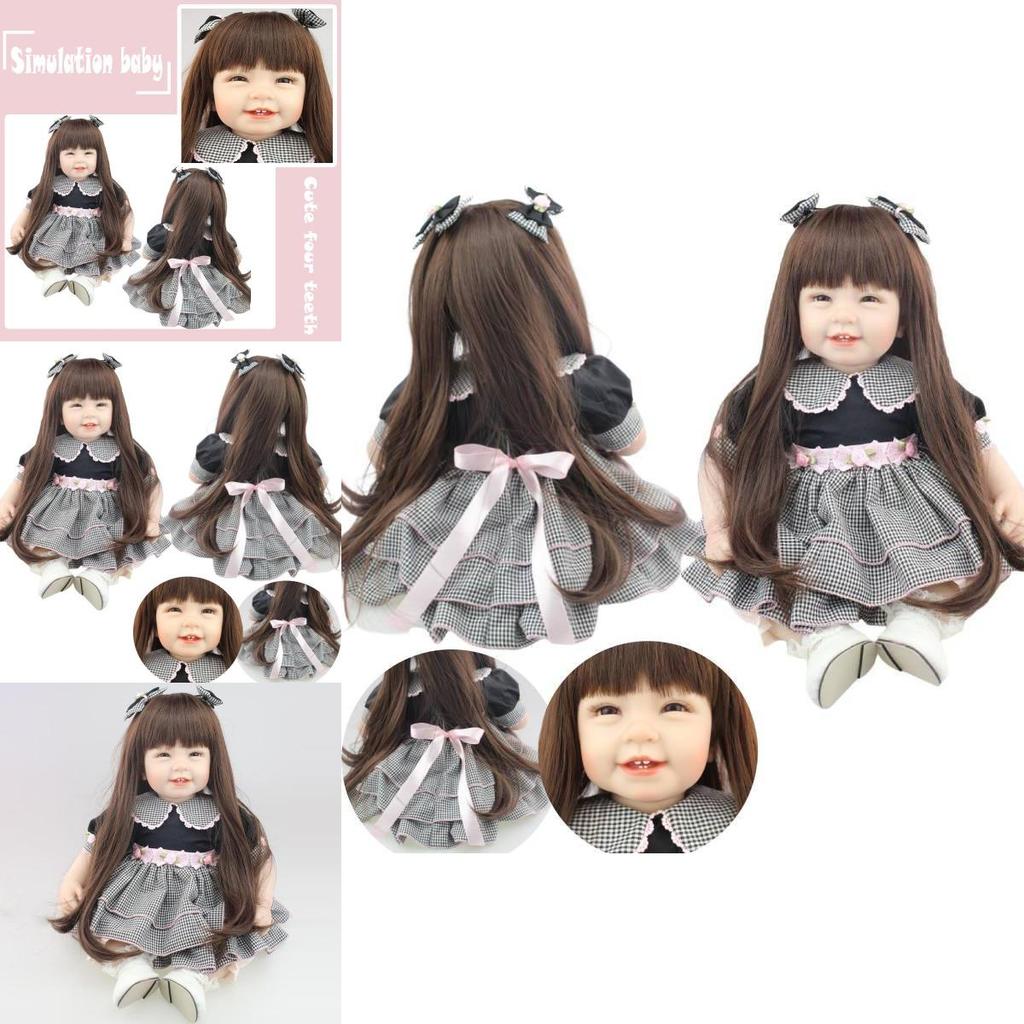 Npk Cute Smiling Face Realistic Baby Doll For Pretend Play And Girls' Gifts