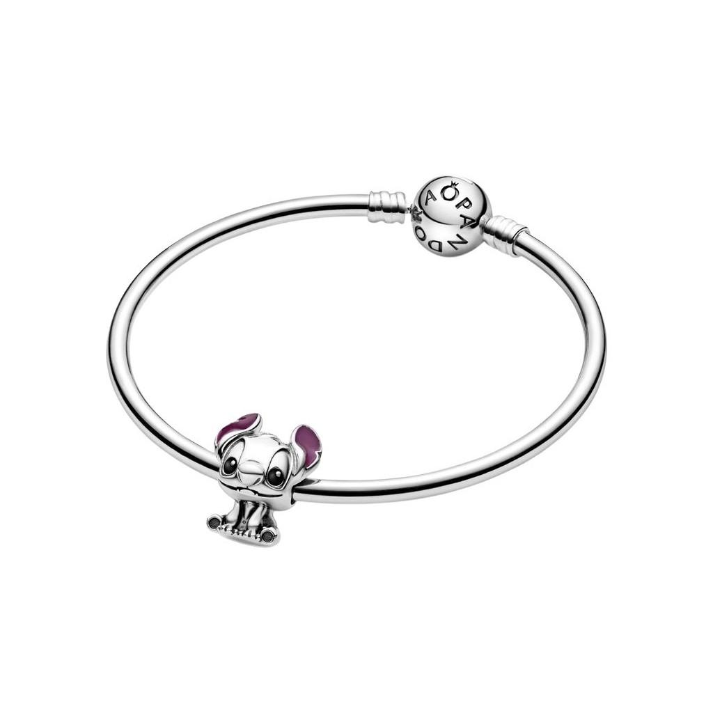 Pandora Disney Lilo And Stitch Sølv sjarm med svart og lilla emalje 798844C01 for kvinner