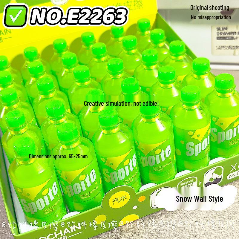 Fun & Fresh Cola Bottle Eraser – Creative Student Gift