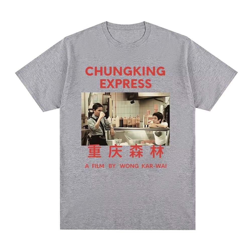 Chungking Express Wong Kar Wai T-Shirts Herren Damen Baumwollkleidung Lustiges Kurzarm O-Ausschnitt T-Shirt Mode Vintage T-Shirt