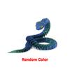 Articulated Snake Figure, 3D Printed Realistic Movable Fidget Toy for Year of Snake Desk Decor - Simulation Animal Model Gi