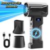 High Performance Motor Rechargeable Handheld Blower High Power Mini Air Fan  Outdoor Use