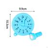 Children's Educational Clock Toy Model Set 3 Pins Linkage Time Recognition Fun Mini for