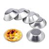 Aluminium Portugiesischer Stil Eierkuchen Cupcake Form Obstkuchen Stanzform Kleines Backwerkzeug pasteis de nata Ofen backen rund