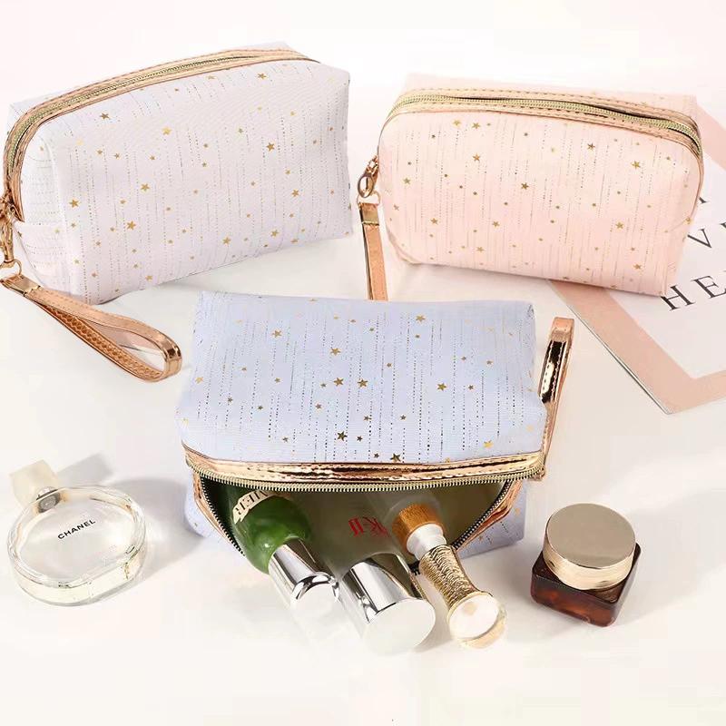 Borsa per Cosmetici Demon Hunters KPop Rumi Mira Zoey Borsa Clutch per Trucco da Ragazza Organizzatori per Pennelli da Trucco da Viaggio da Donna Necessaire