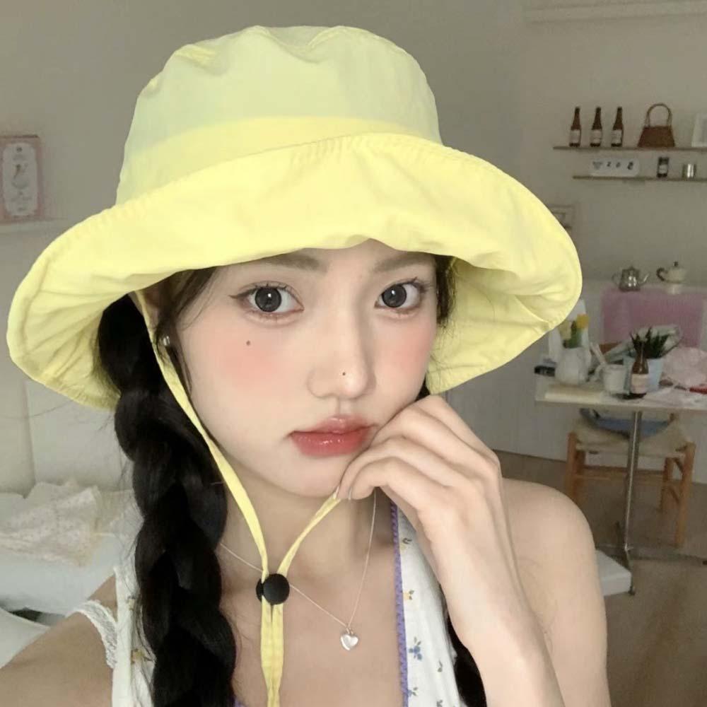 Portable Sunshade Bucket Hat Pleasantly Cool Foldable Basin Cap Quick Drying Fisherman Hat  Camping