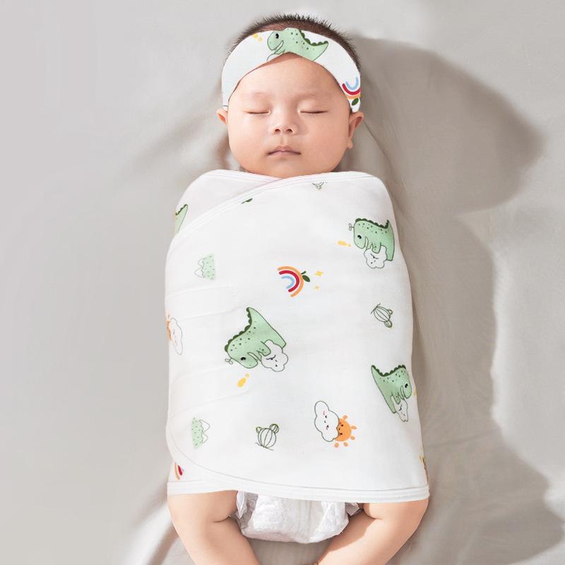 Sacco nanna swaddle anti-spavento per neonato - Coperta da notte per neonato per primavera/estate