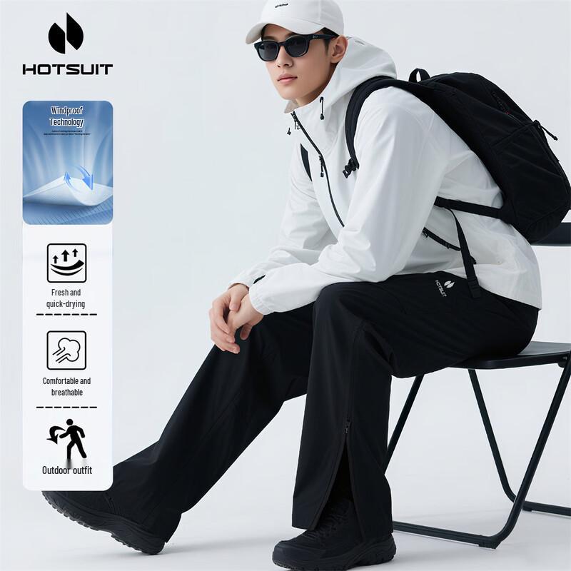 

HOTSUIT Men s Adjustable Leg Casual Outdoor Pants L