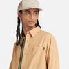 Timberland Poplin Light Wheat Size M Men's Garment-Dyed Shirt, Boot, (TB0A42J5EH31)