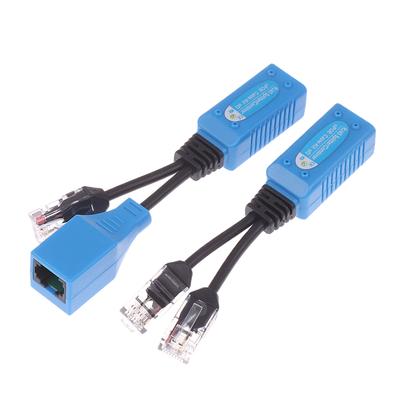 1Set Poe-Kabel-Kit RJ45-Splitter-Kombinierer CCTV-PoE-Adapterkabel Passives Stromkabel für IP-Kamera