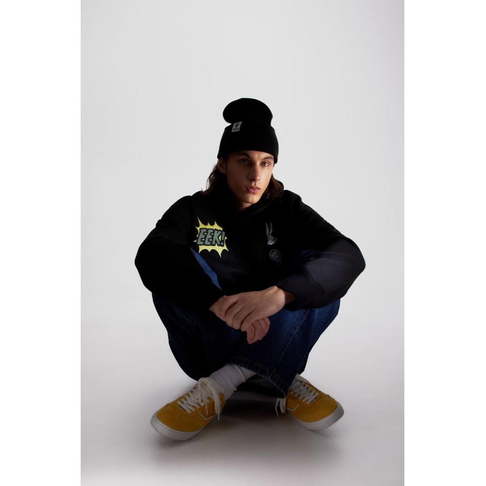 

Толстовка HM Oversized, черная Looney Toon