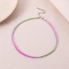 Bohemia Choker Necklace Handmade Neck Chain Rainbow Seed Beads Necklace  Women's Collar Jewelry