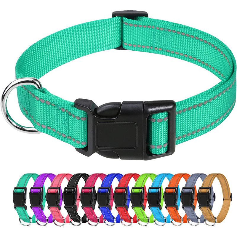 Reflective Anti-Strangulation Adjustable Pet Collar for Dogs & Cats