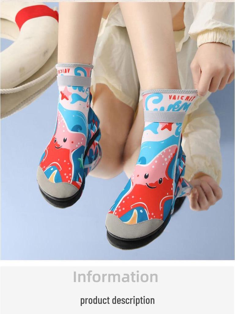 Unisex High-Top Beach Shoes: Swim, Dive, Snorkel & Tide Pool Shoes for Kids & Adults