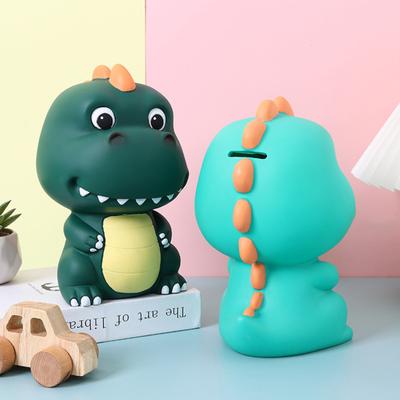Dinozor Kumbara Büyük Kapasiteli Para Tasarrufu Depolama Tutucu Çok Fonksiyonlu Vinil Para Tasarrufu
