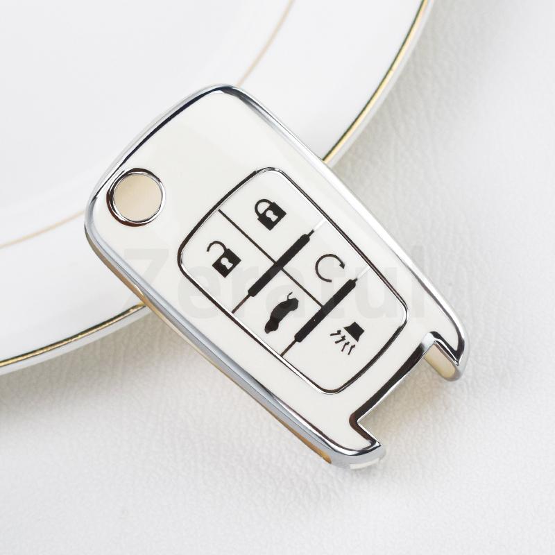 Shell Fob Tpu Car Folding Key Case Cover For Opel Vauxhall Astra Corsa Meriva Insignia For Chevrolet Cruze Aveo Trax Sail Malibu