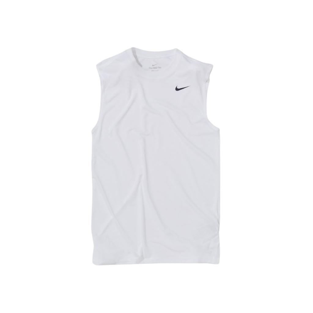 New Nike Dri Fit Tank Top Men's White DX0992-100