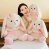 Adorable Plush Rabbit Doll With Cute Flower Dress Perfect For Girls Birthday Gifts