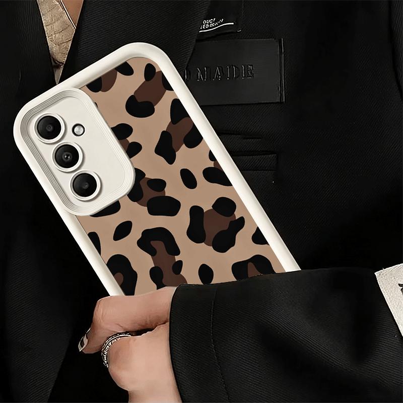 Phone Case for Samsung Galaxy A17 A16 A15 A14 A13 Leopard Print Trend Desgin A56 A36 A26 A55 A35 A25 A54 A34 A24 A53 A33 A23 A07