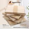 Natural Birch Wood Ice Cream Sticks (50 Pieces) for DIY Projects and Beauty Adjustments