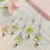 Tulips Flower Bell Hangings Pendant Phone Strap Cute Bag Decoration for Girls