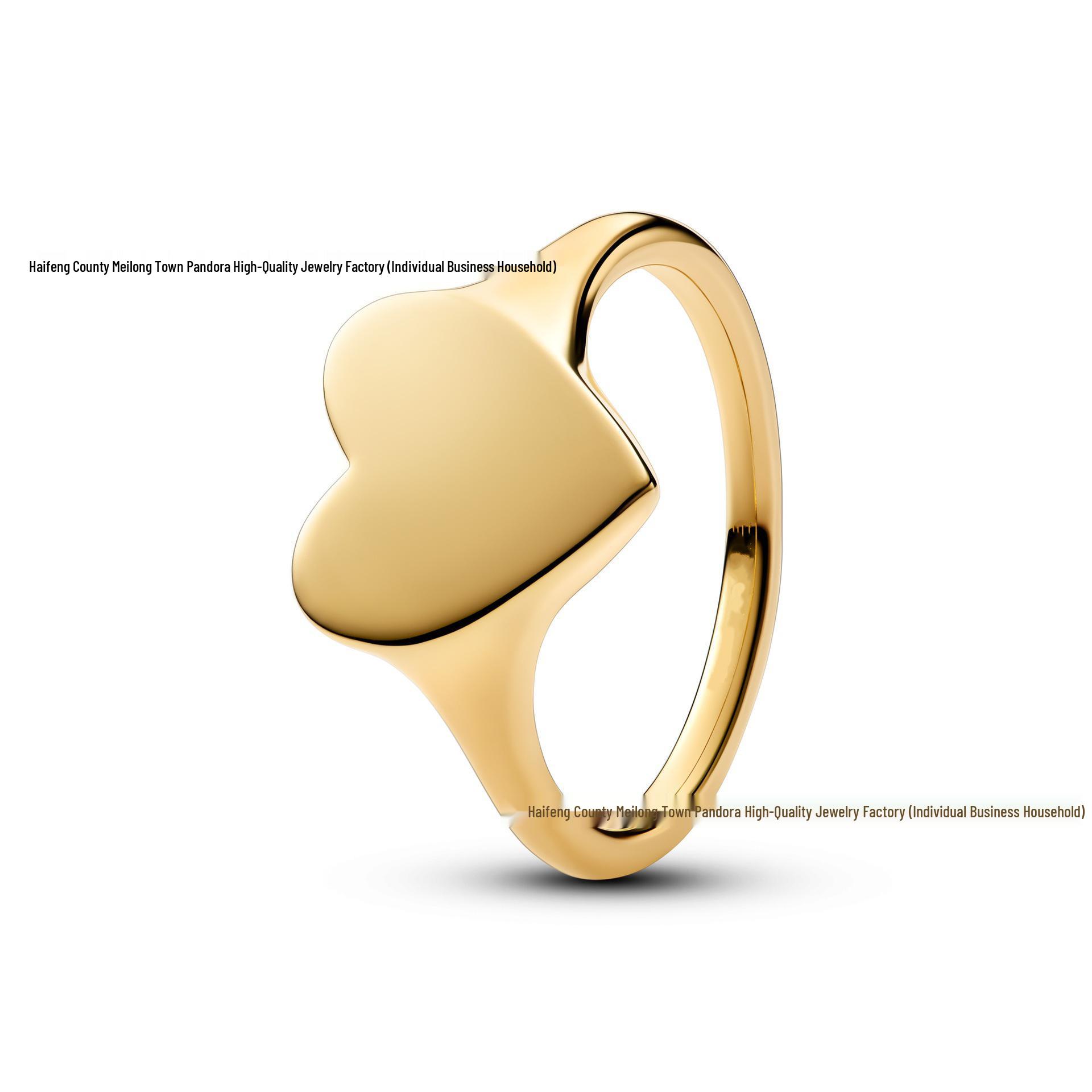 

Pandora S925 Стерлінгове Срібло Золота Корона Серце Парне Кільце Різдвяний Подарунок Size 50