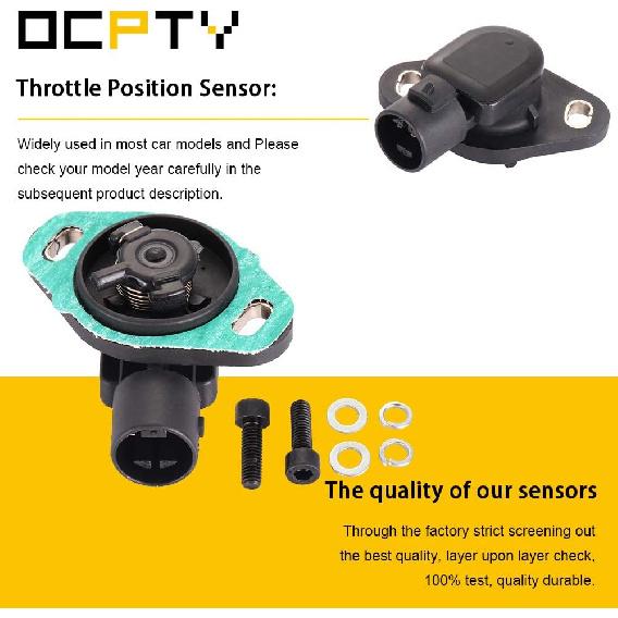 OCPTY Throttle Position Sensor TPS for Honda Civic 1990-2001, Accord 1990-1997, CR-V 1997-2001, for Acura Integra 1990-2001, del Sol 1993-1997 -