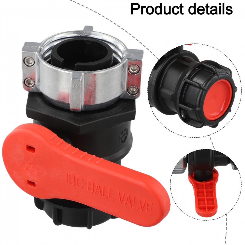 Adaptateur pour cuve IBC Valve de cuve Valve de sortie de conteneur IBC Résistante aux alcalis