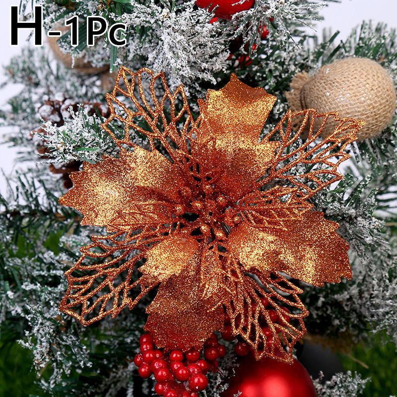 Christmas Decoration Christmas Delicate Hollow Flower Christmas Tree Garland Ornaments Pendant Xmas Decor