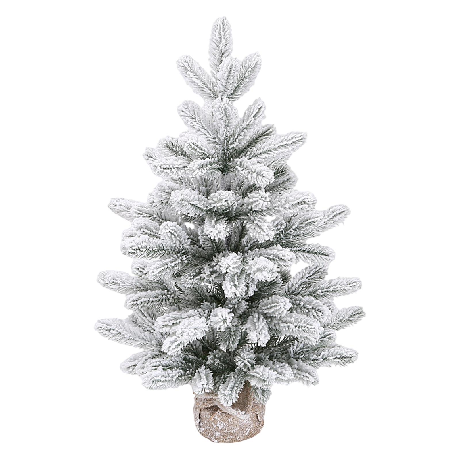 

Искусственная Рождественская Елка Настольная Маленькая Елка ПЭ Рождественское Украшение Рождественские Украшения Маленькая Рождественская Елка One Size белый