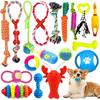 Dog Toys - Joyboy - 18 Pieces - Chew Rope - Durable and Eco-friendly