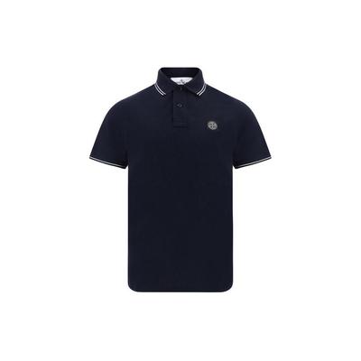 Kompasmærke Logo Poloshirt Mørkeblå Herretoppe 80152SC18-A0020