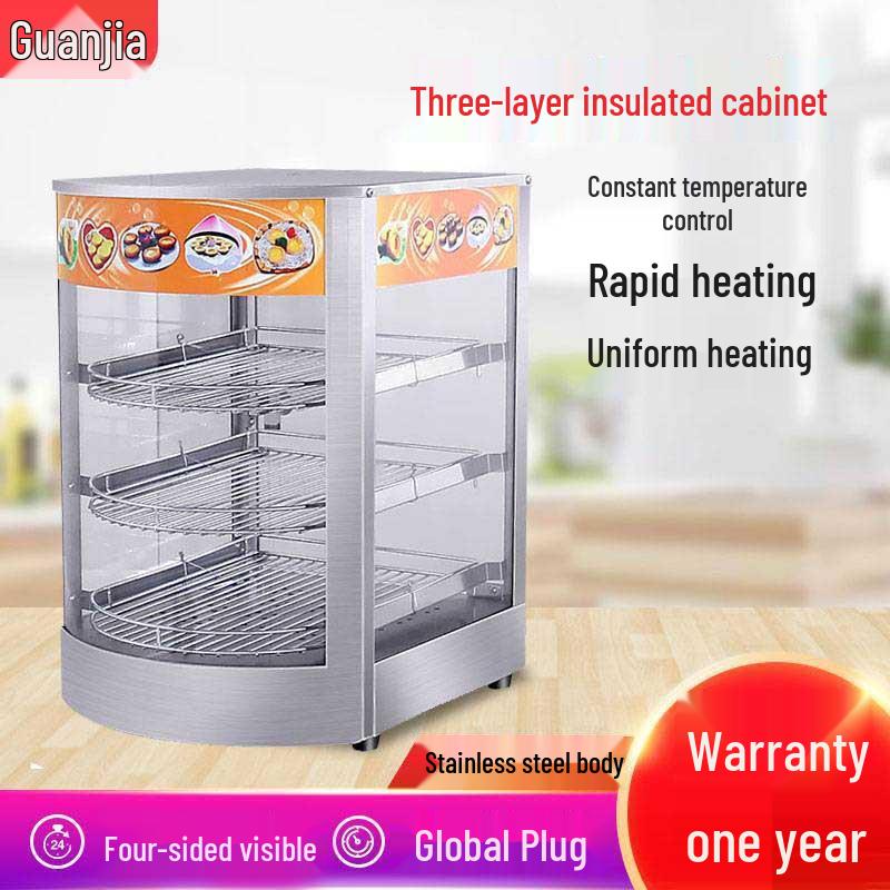 Electric Multi-Layer Heated Display Cabinet for Commercial Food and Pizza DH-1P