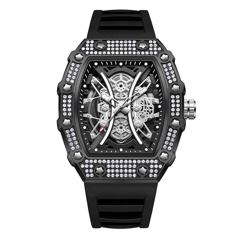 

Часы Часы Barrel Diamond Мужские часы Модные часы Мужские водонепроницаемые кварцевые часы