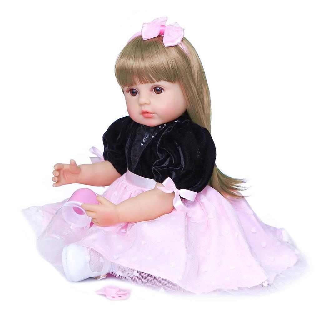 NPK Genuine 55CM Waterproof Full Silicone Reborn Baby Doll