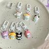 Cartoon Sanrio Anime My Melody Bag Keychain Cute Cinnamonroll Kitty Charm Pendant Girly Items Car Key Chain Decoration