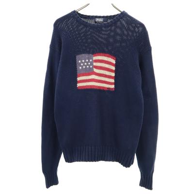 Polo by Ralph Lauren Sterne und Streifen Alte Sterne und Streifen Langarmpullover Kinder Gebraucht