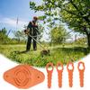 Brand New Mowing Cutter Head With Plastic Blade Orange Trimmer Head Blades Garden Power Tool Lawn Mower Accessories