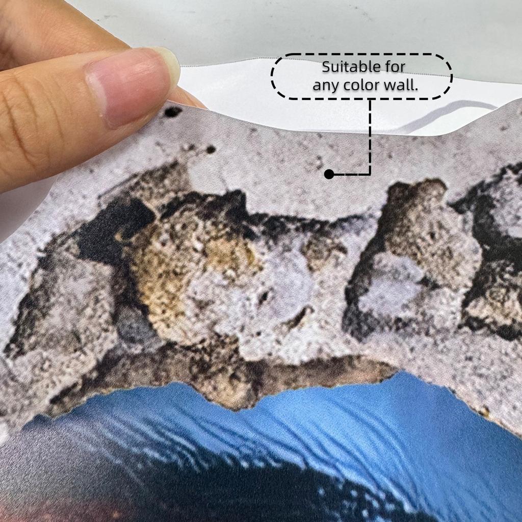 New Creative 3D Wall-breaking Giant Spider Wall Stickers For Decorating The Living Room And Bedroom Background Self-adhesive Wall Stickers.