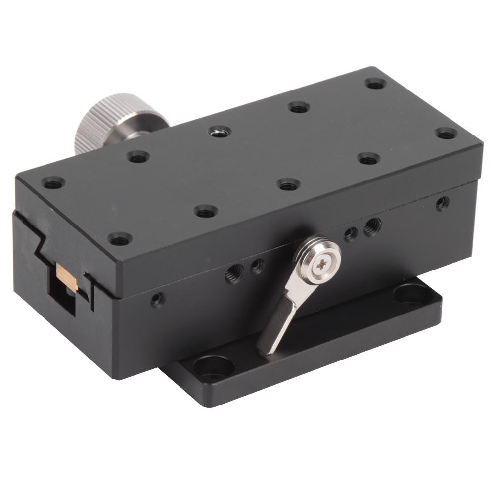 SPWX40-90 Manual X Trimming Platform Gear Guide High Accuracy Adjustable Sliding Stage 40x90mm Manual Displacement Platform
