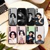 Timothee Hal Chalamet Phone Case Black Silicone Soft For Samsung Galaxy A73,A72,A71,A70,A53,A52,A51