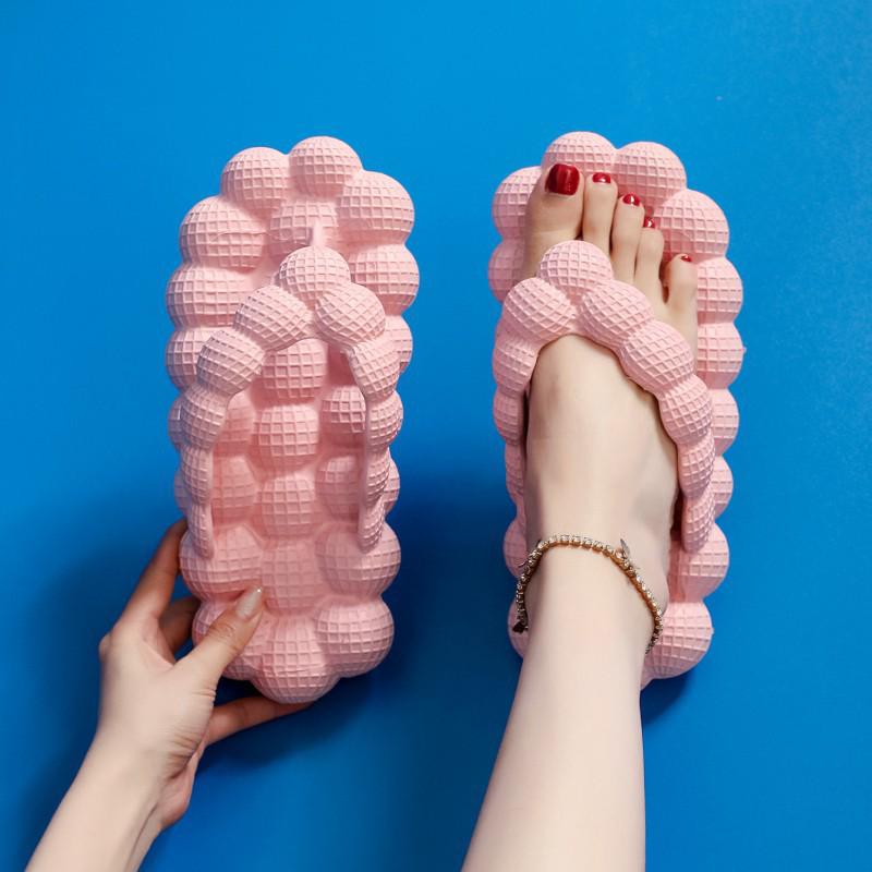 Women's Cool EVA Slippers: Thick-Soled, Non-Slip, Comfortable Home Sandals