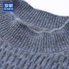 ROMON Men's 100% Cashmere Semi-Turtleneck Pullover Sweater