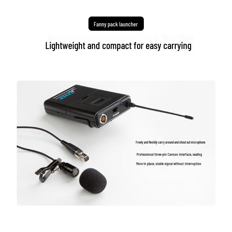 Weishu DC-8-TF 1-to-8 Wireless Conference Microphone System (CN version)