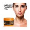 Tanning Gel, Luxury Intensive Tanning Gel, Tanning Gel, Natural Tanning Accelerator Cream Gel, Dark