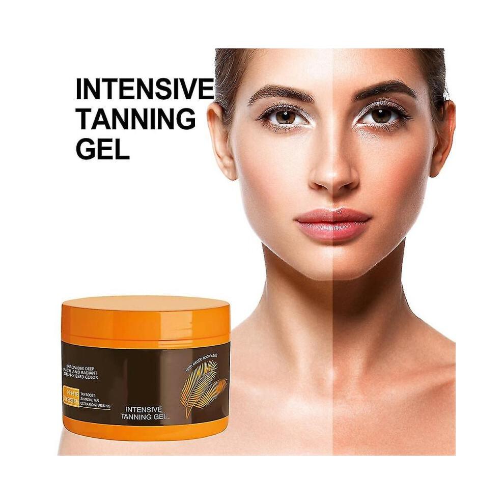 Tanning Gel, Luxury Intensive Tanning Gel, Tanning Gel, Natural Tanning Accelerator Cream Gel, Dark